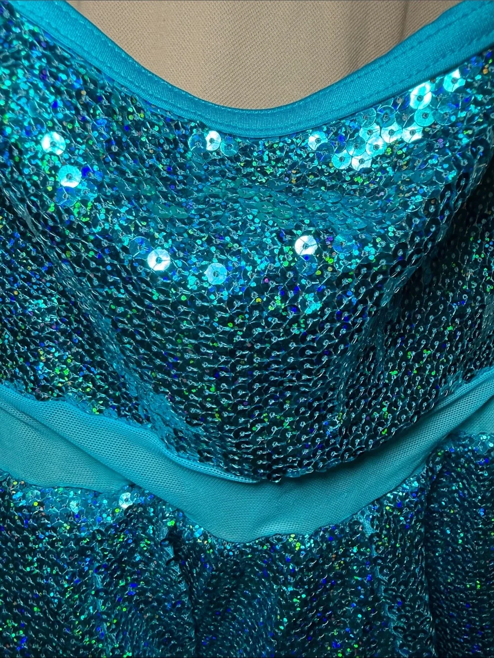 Weissman Dance Costume LOT OF 2 Sequin Recital Pageant Size MC (Medium child)